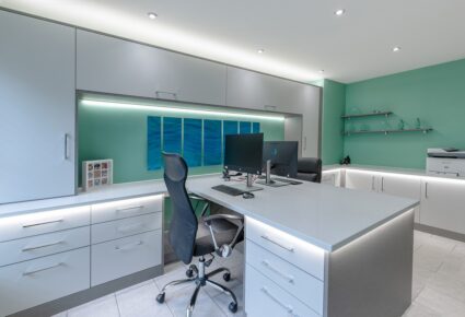 Light Grey & Linen Home Office