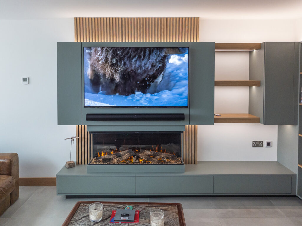 Custom Media Wall Installation in Christchurch, Dorset